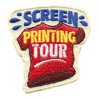 Screen Printing Tour Patch