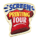 12 Pieces-Screen Printing Tour Patch-Free shipping