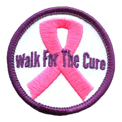 12 Pieces-Walk For The Cure Patch-Free shipping