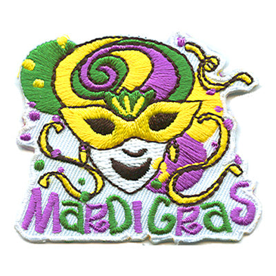 Mardi Gras (Yellow Mask) Patch