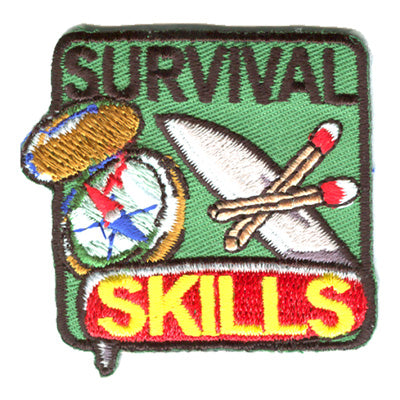 12 Pieces-Survival Skills Patch-Free shipping