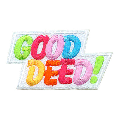 12 Pieces-Good Deed! Patch-Free shipping