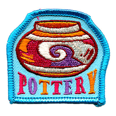 Pottery - Blue Border Patch