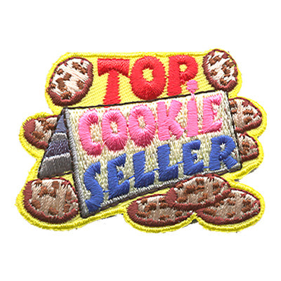 12 Pieces-Top Cookie Seller Patch-Free shipping