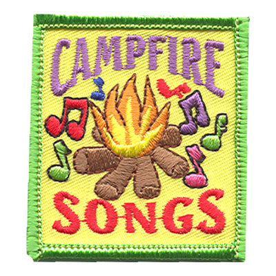 12 Pieces-Campfire Songs Patch-Free shipping