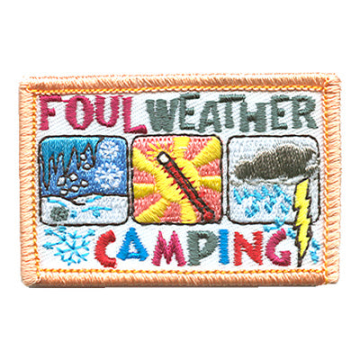 Foul Weather Camping Patch