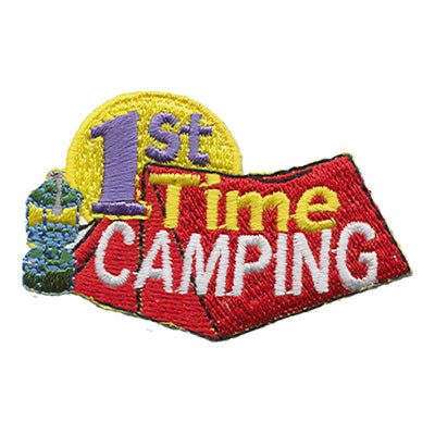 12 Pieces-First Time Camping Patch-Free shipping