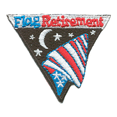 12 Pieces-Flag Retirement Patch-Free shipping