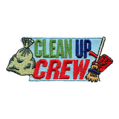 12 Pieces-Clean Up Crew Patch-Free shipping