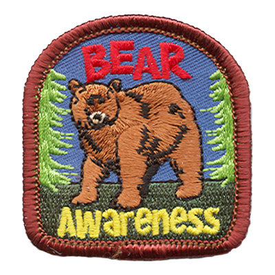 12 Pieces-Bear Awareness Patch-Free shipping