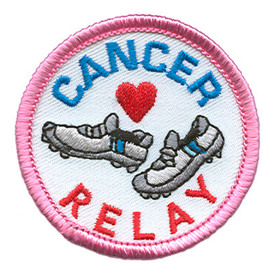 12 Pieces-Cancer Relay (Shoes) Patch-Free shipping