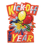12 Pieces-Kick-Off The Year Patch-Free shipping-Free shipping