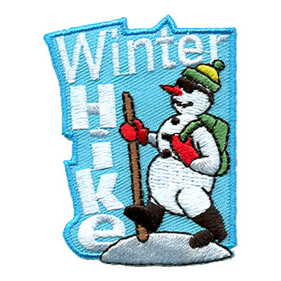 Winter Hike (Snowman) Patch