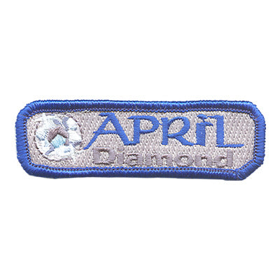 Birthstone- Apr-Diamond Patch