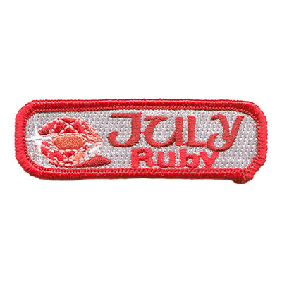 Birthstone-July-Ruby Patch