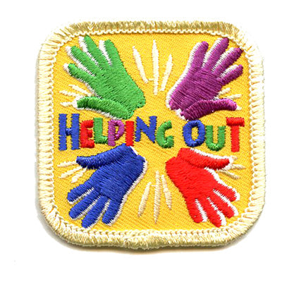 12 Pieces-Helping Out Patch-Free shipping