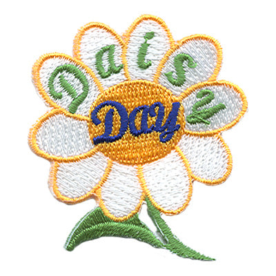 12 Pieces-Daisy Day (White Petals) Patch-Free shipping