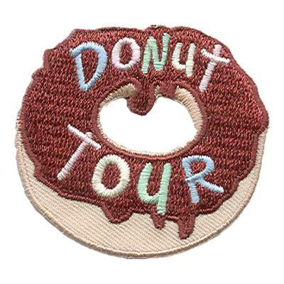 12 Pieces-Donut Tour Patch-Free shipping