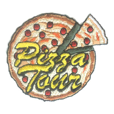 12 Pieces-Pizza Tour Patch-Free shipping