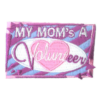 12 Pieces-My Mom's A Volunteer Patch-Free shipping