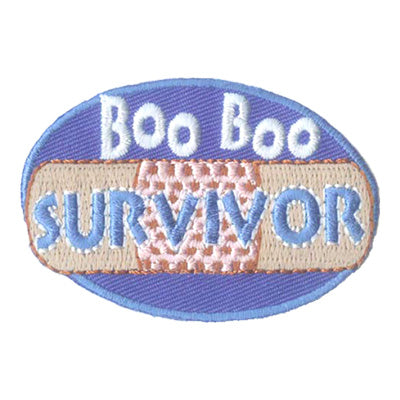 12 Pieces - Boo Boo Survivor Patch - Free shipping