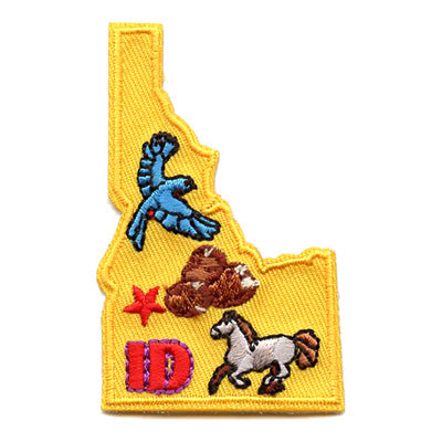 12 Pieces Scout fun patch - Idaho State Patch