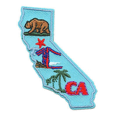12 Pieces Scout fun patch - California State Patch
