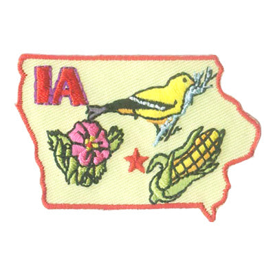 12 Pieces Scout fun patch - Iowa State Patch