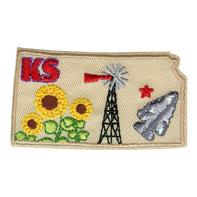 12 Pieces Scout fun patch - Kansas State Patch