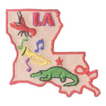 12 Pieces Scout fun patch - Free Shipping - Louisiana State Patch