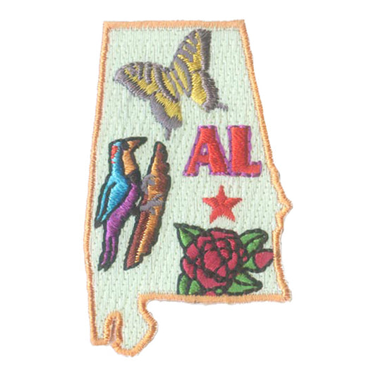 12 Pieces Scout fun patch - Alabama State Patch