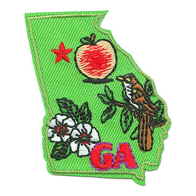 12 Pieces Scout fun patch - Georgia State Patch