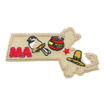 12 Pieces Scout fun patch - Free Shipping - Massachusetts State Patch