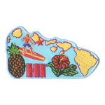12 Pieces Scout fun patch - Hawaii State Patch