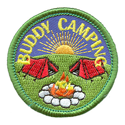 12 Pieces - Buddy Camping Patch - Free shipping