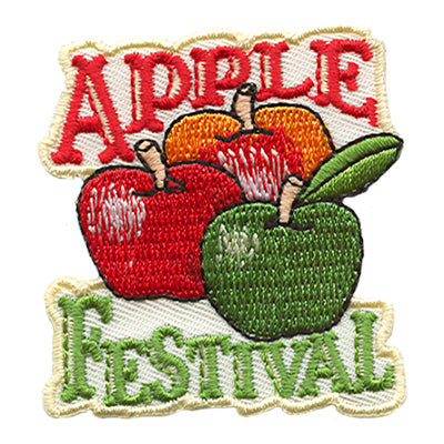 12 Pieces-Apple Festival Patch-Free shipping