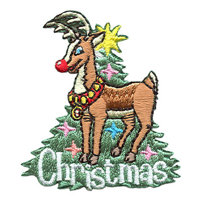 12 Pieces-Christmas (Rudolph) Patch-Free shipping