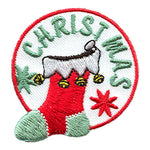 12 Pieces-Christmas (Stocking) Patch-Free shipping