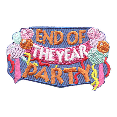 12 Pieces-End Of The Year Party Patch-Free shipping