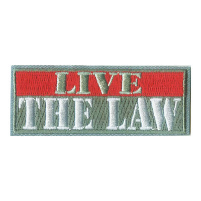 12 Pieces-Live The Law Patch-Free shipping