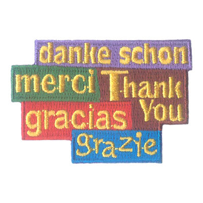 Thank You (5 Languages) Patch – Basics Clothing Store