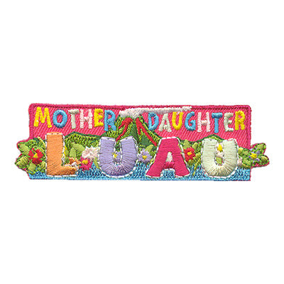 12 Pieces-Mother Daughter Luau Patch-Free shipping