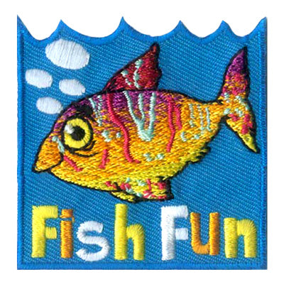 12 Pieces-Fish Fun Patch-Free shipping