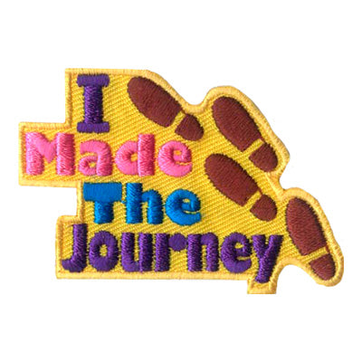 12 Pieces-I Made The Journey Patch-Free shipping