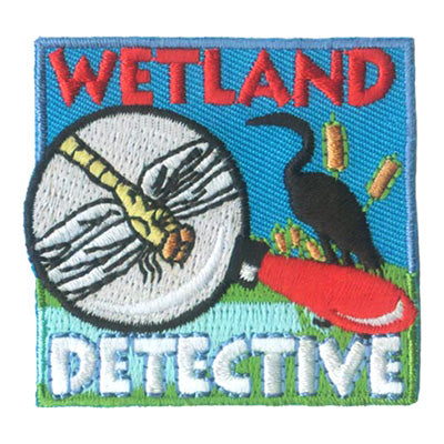 12 Pieces-Wetland Detective Patch-Free shipping