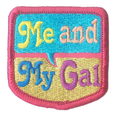 12 Pieces-Me And My Gal Patch-Free shipping