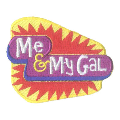 12 Pieces-Me & My Gal Patch-Free shipping