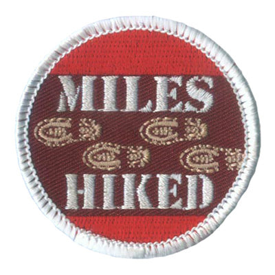 Miles Hiked Patch