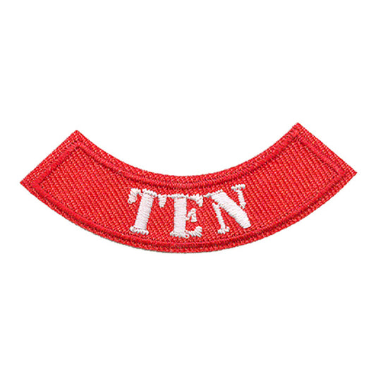 Ten Miles Rocker Patch - 2074