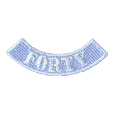 Forty Miles Rocker Patch